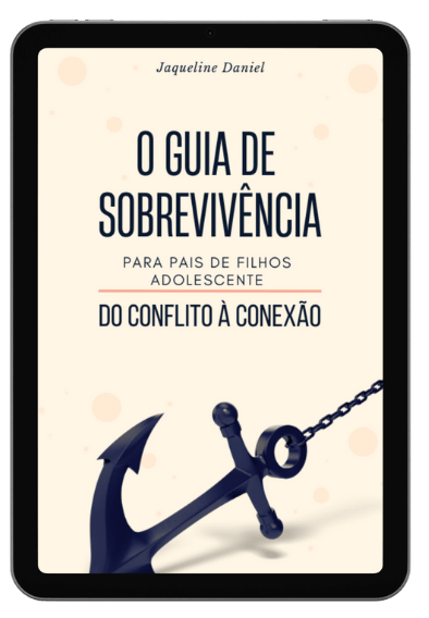 Capa do Guia de Sobrevivência em um tablet